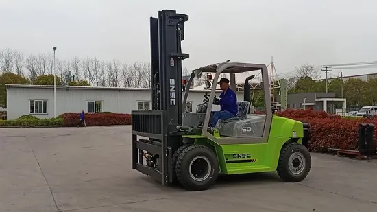 Snsc Montacargas Diesel Forklift 5 Ton 7 Ton with Triplex Mast 