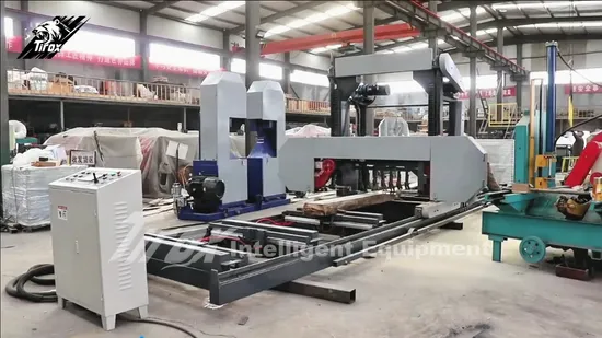 Petrol Wood Saw Cutting Machine for Wood Cutting Automatic Band Saw Splitting Machine 