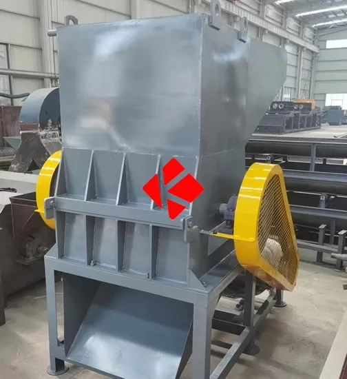 1000kg Hr 22kw Hard Pet Bottle Waste Plastic Crusher Machine Recycling 