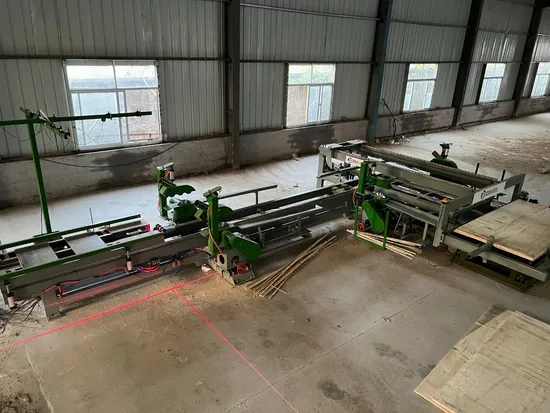 Fully Automatic 4*8FT Plywood Four Sides Edge Trimming Cutting Saw 