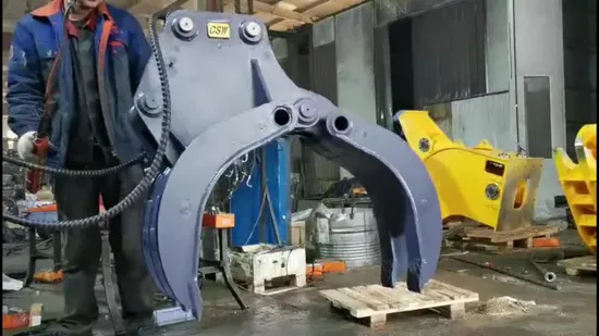 Excavator Accessories Grappler Digger Attachment Wood Grabber 