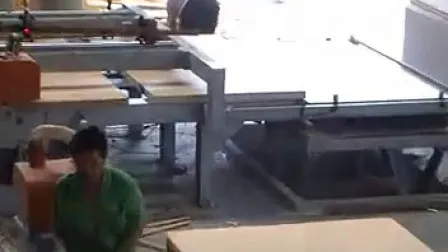 Automatic Double Sides Edge Trimming Saw for 1220X2440mm Plywood 