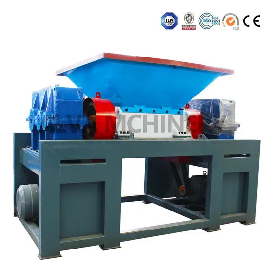 Plastic Shredder Mulcher Pulverizer Machine Scrap Metal Roll Crusher 