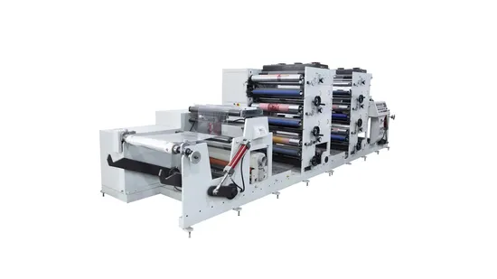 Perfect Price 3+3 Color BOPP and Foil Clod Stamping Normal Speed Flexo Printing Machine 